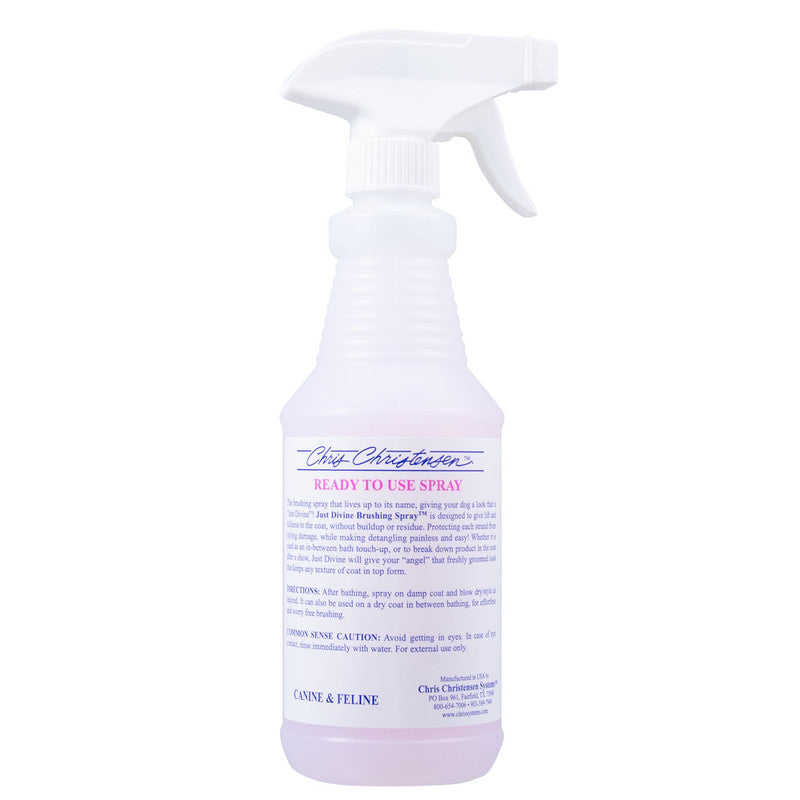 Chris Christensen Just Divine Brushing Spray For Dogs, 16oz