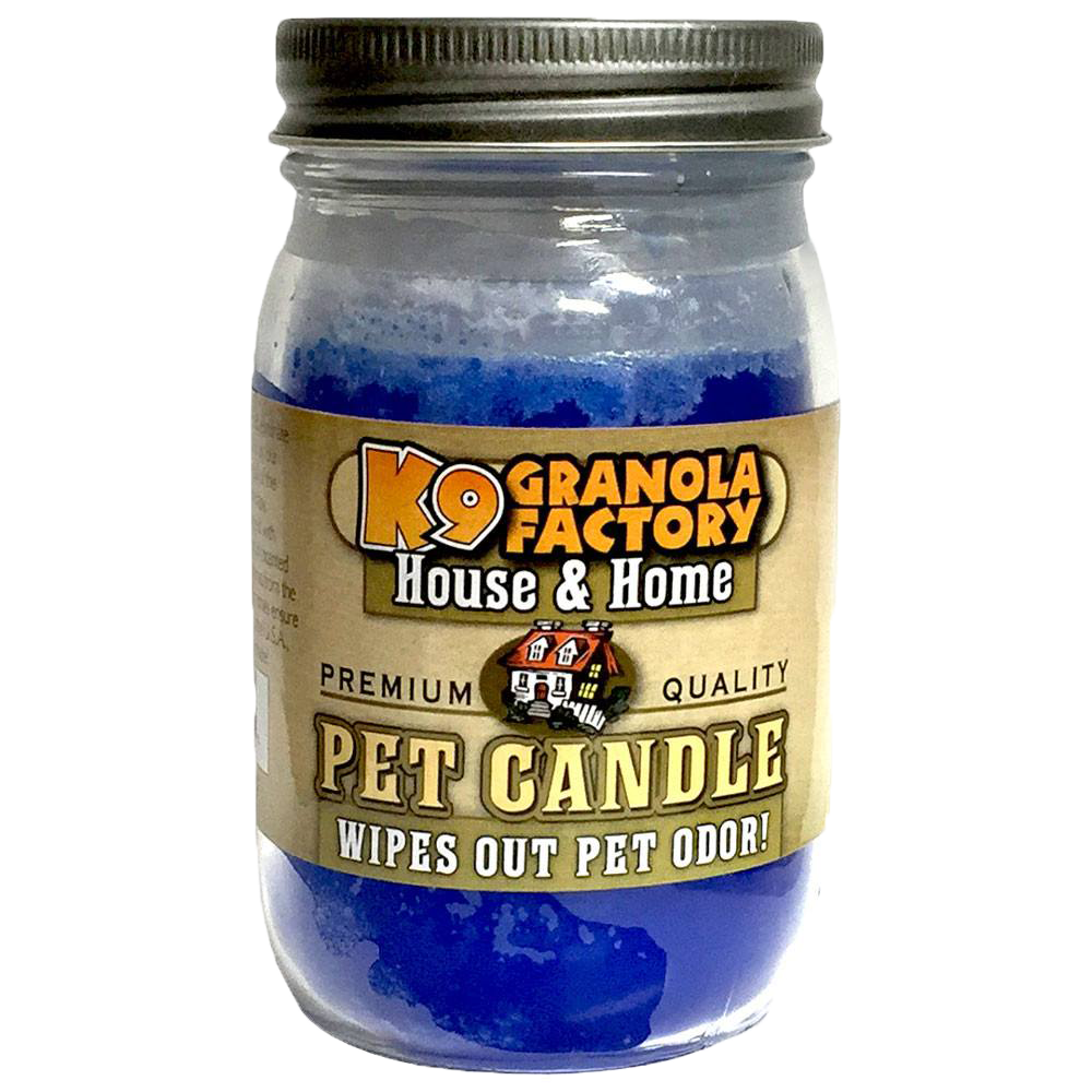 K9 Granola Factory Odor Eliminator Candle, Blueberry Yogurt