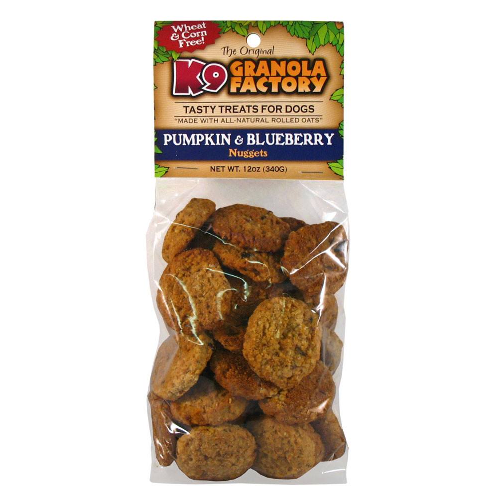 K9 Granola Factory Cookie Collection Pumpkin & Blueberry Nuggets Treats For Dogs