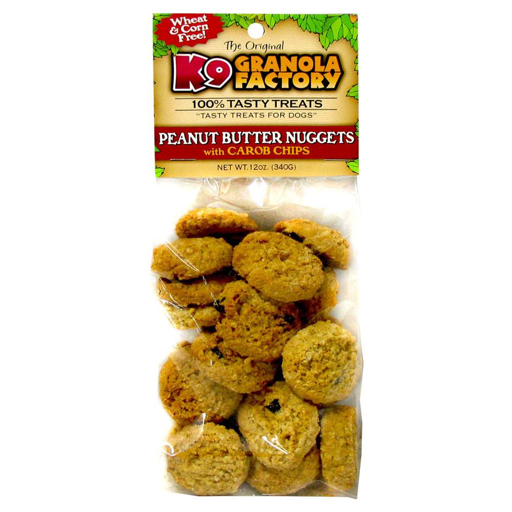 K9 Granola Factory Cookie Collection Peanut Butter & Carob Nuggets Treats For Dogs