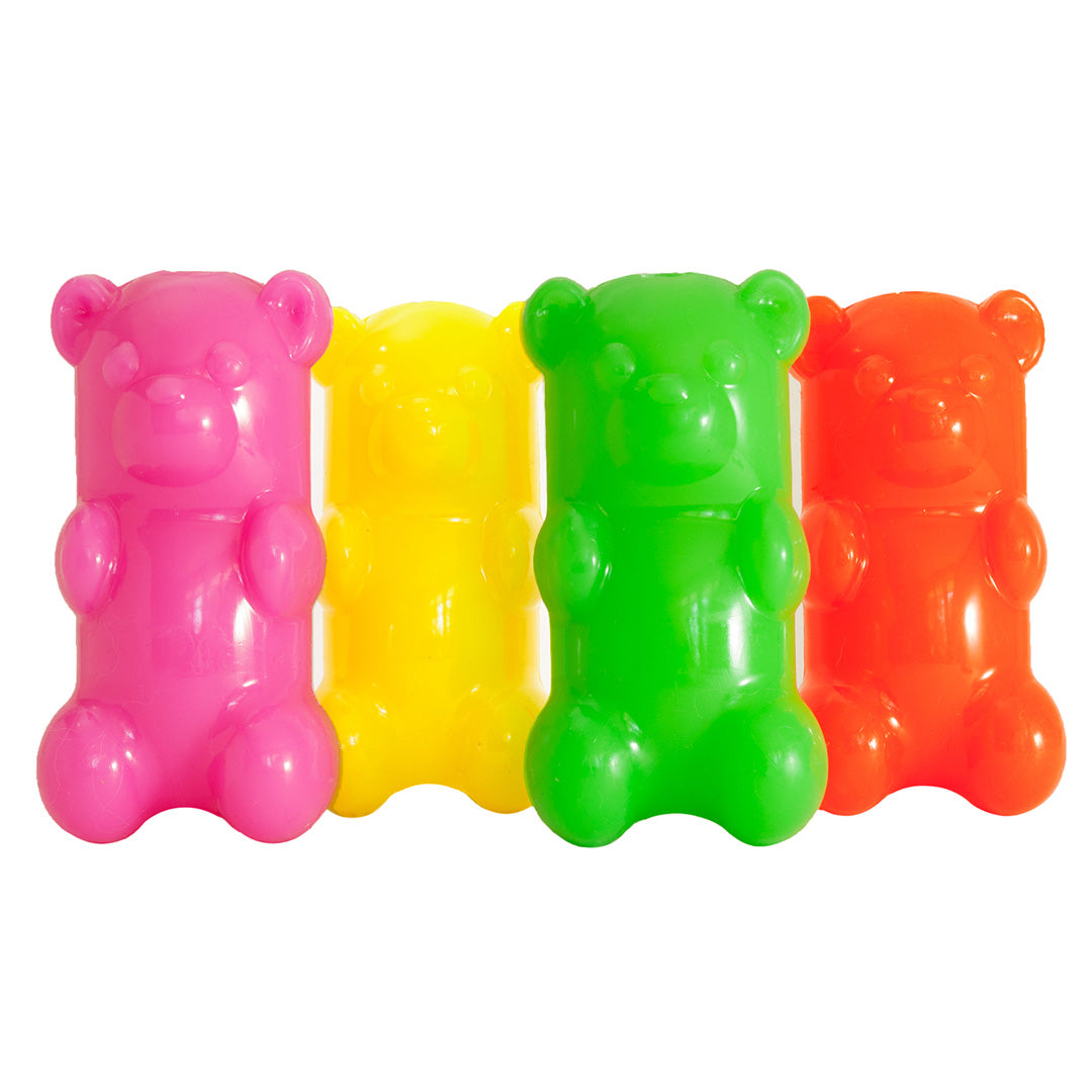 RuffDawg USA GummyBear Rubber Retrieving Dog Toy, Assorted