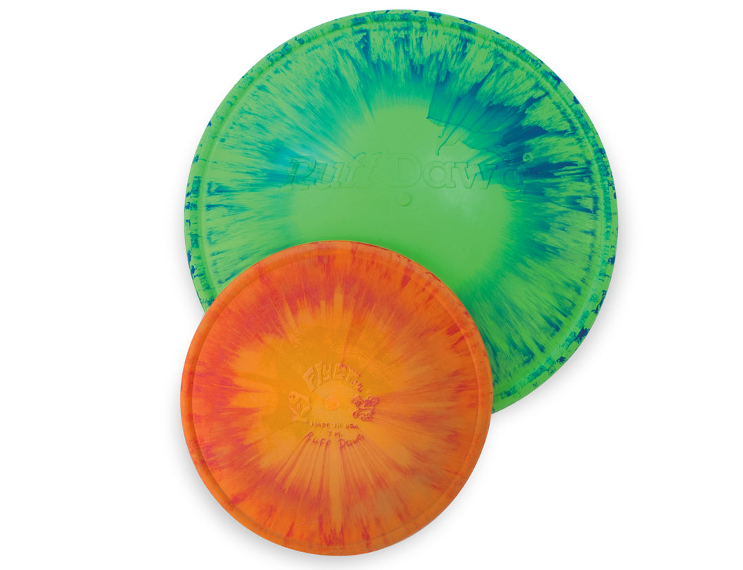 RuffDawg USA K9 Flyer Rubber Frisbee Dog Toy