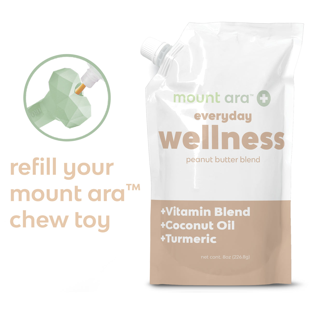 Mount Ara Everyday Wellness Peanut Butter Spread For Dogs
