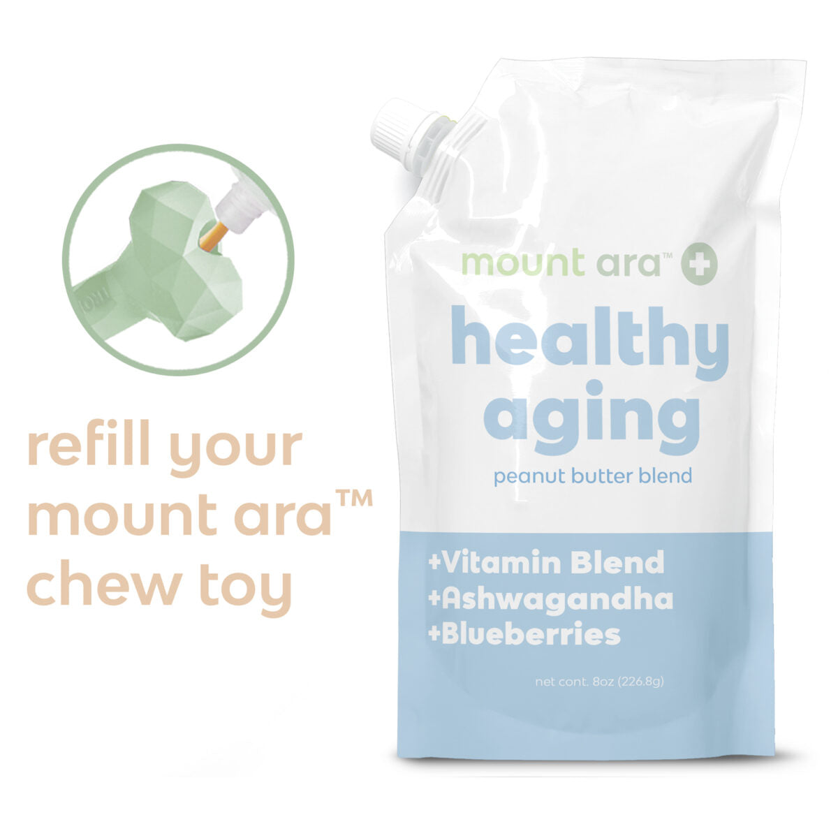Mount Ara Healthy Aging Peanut Butter Spread For Dogs