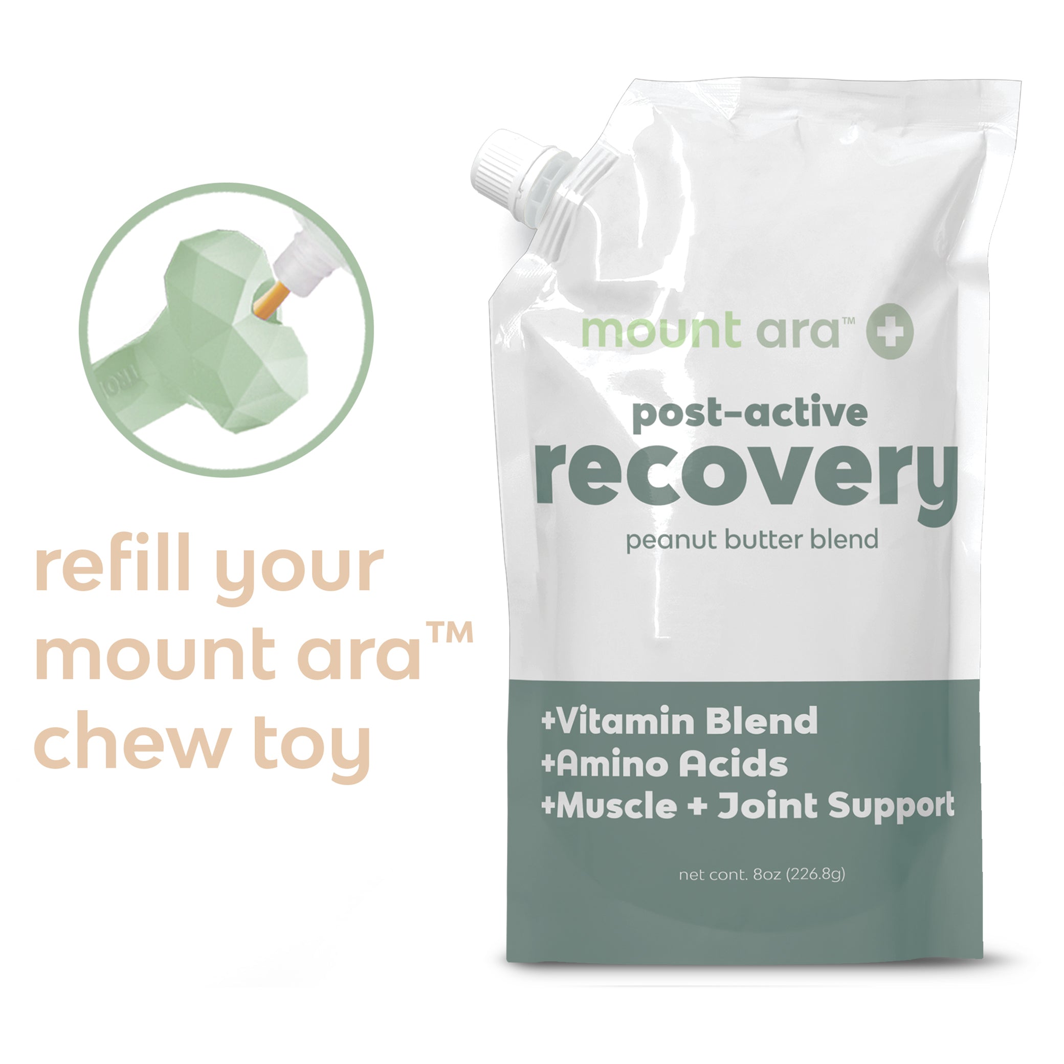 Mount Ara Post Activity Recovery Peanut Butter Spread For Dogs
