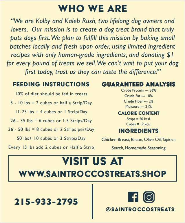 Saint Rocco's USA Meat Lover Recipe Jerky Dog Treats