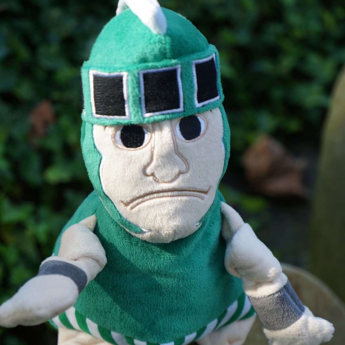 HuggleHounds Knottie Officially Licensed College Mascot Durable Squeaky Plush Dog Toy, Michigan State Spartans