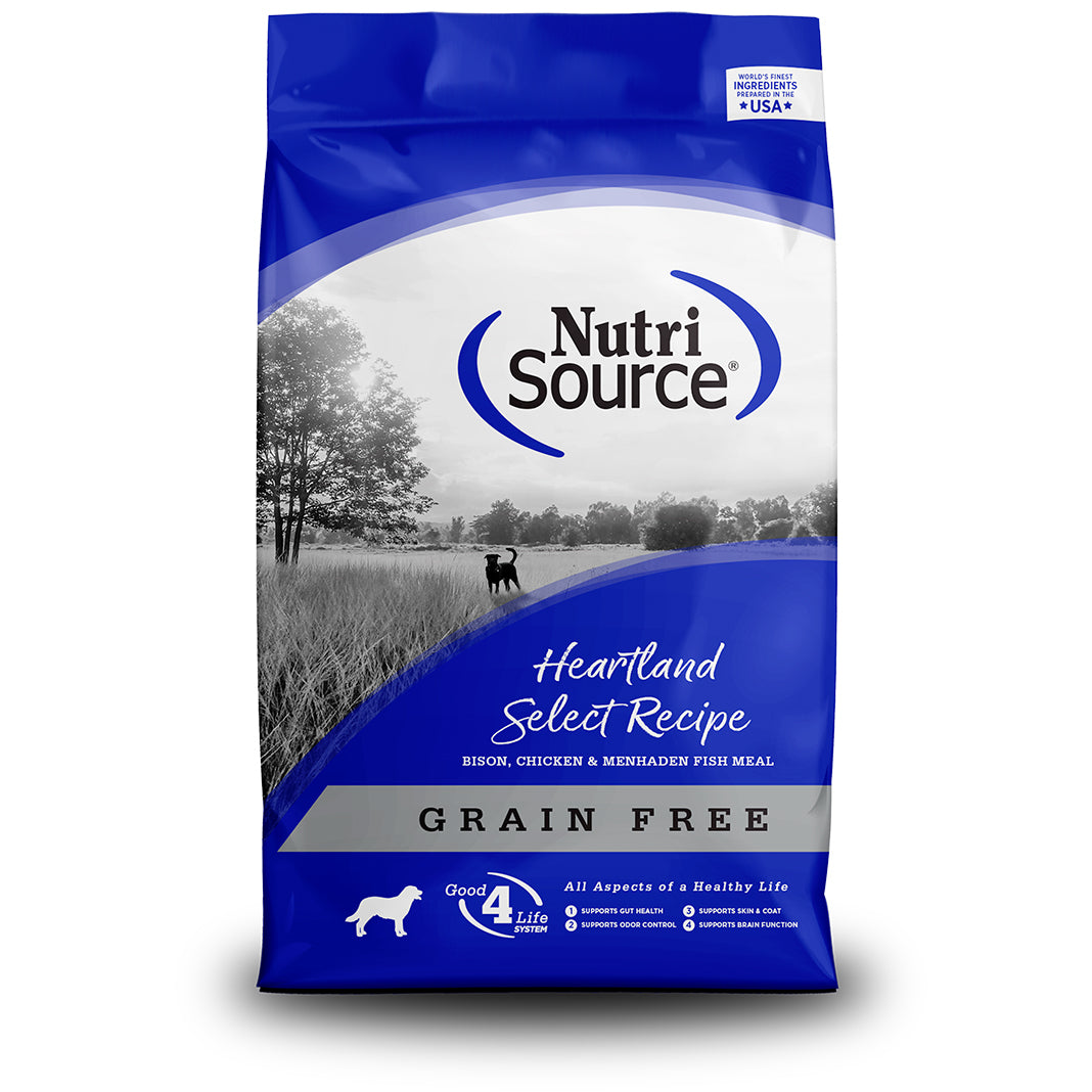 NutriSource Grain Free Heartland Select Bison Dry Dog Food