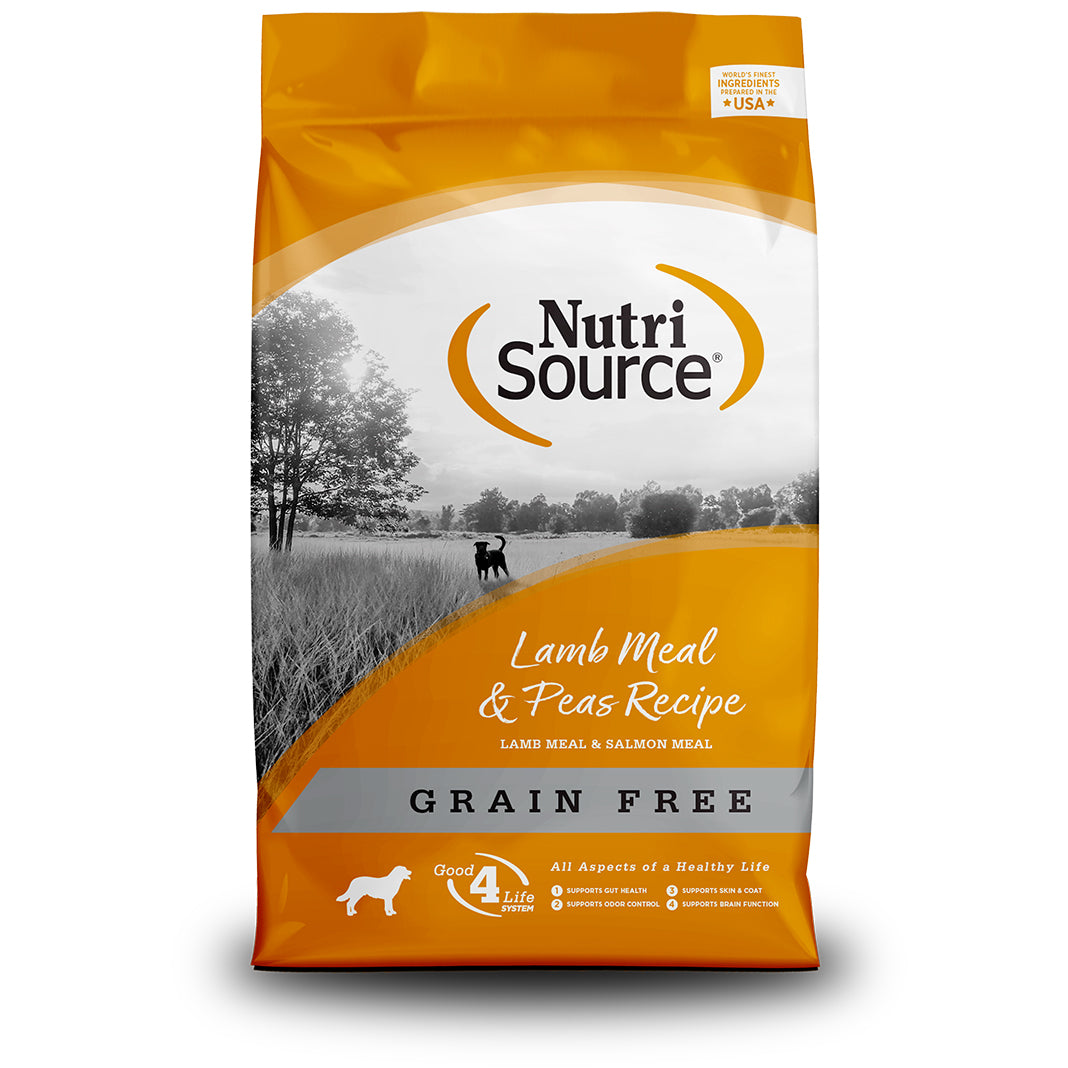 NutriSource Grain-Free Lamb Meal & Peas Dry Dog Food