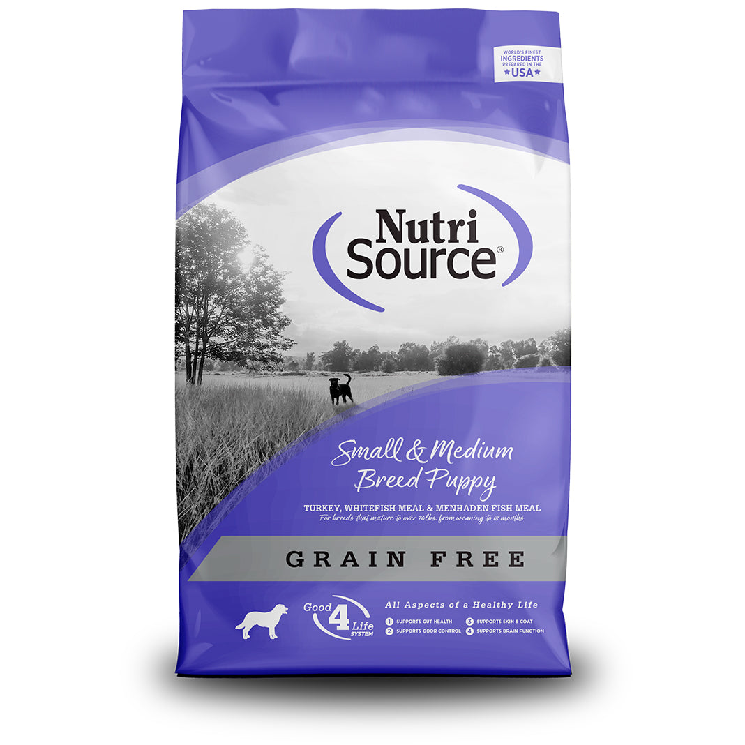 NutriSource Grain-Free Small & Medium Breed Puppy Recipe Dry Dog Food