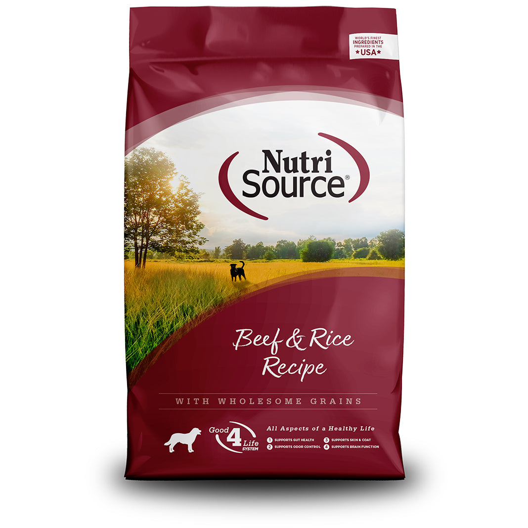 NutriSource Beef & Rice Recipe Dry Dog Food