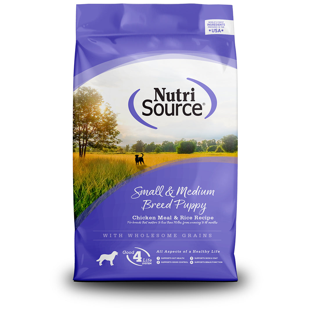 NutriSource Small & Medium Breed Puppy Chicken & Rice Recipe Dry Dog Food