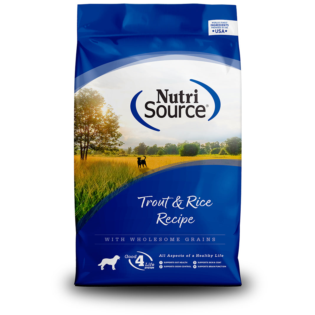 NutriSource Trout Rice Recipe Dry Dog Food - Main Image