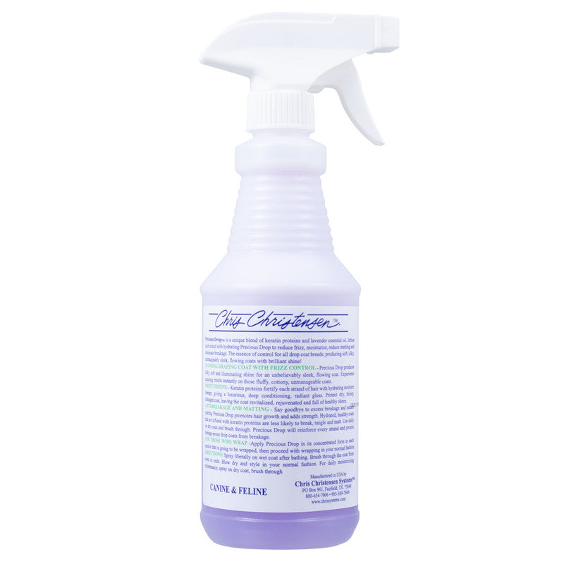 Chris Christensen Precious Drop Leave in Keratin Therapy Spray for Dogs, 16oz