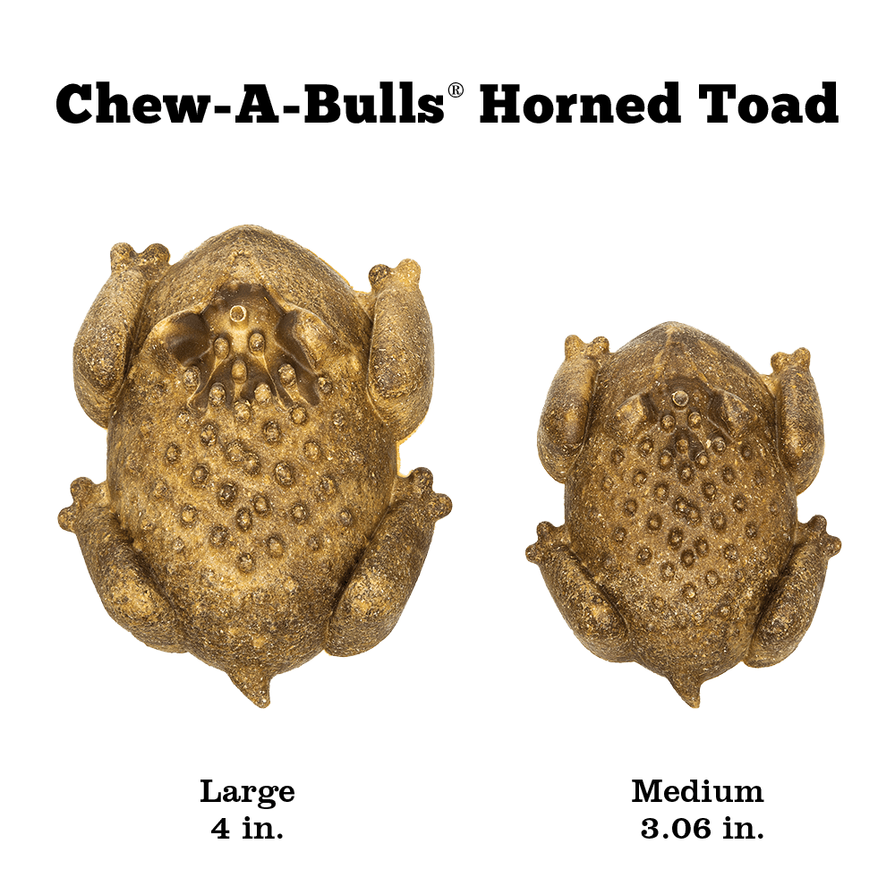 Redbarn Chew-A-Bulls Horned Toad Dental Chew For Dogs