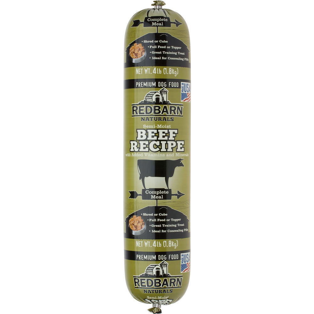 Redbarn Dog Food Roll,  Beef