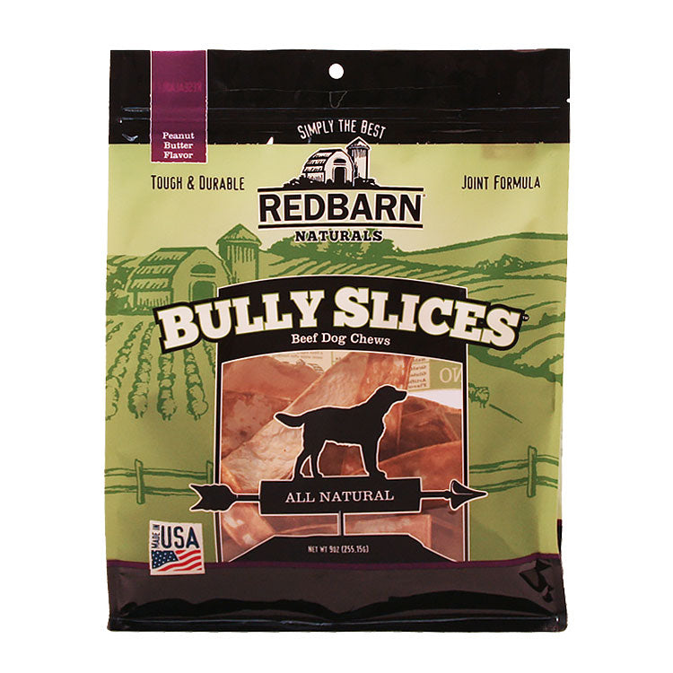 Redbarn Naturals Peanut Butter Bully Slices Dog Treats