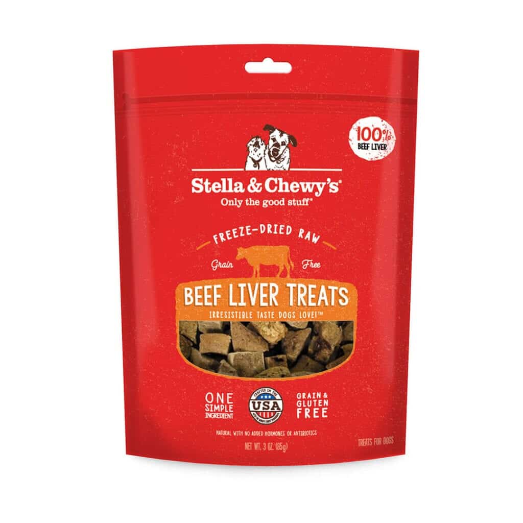 Stella & Chewy's Freeze Dried Beef Liver Treats For Dogs, 3oz