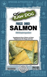 OC Raw Salmon Freeze Dried Dog Treats, 3.2oz