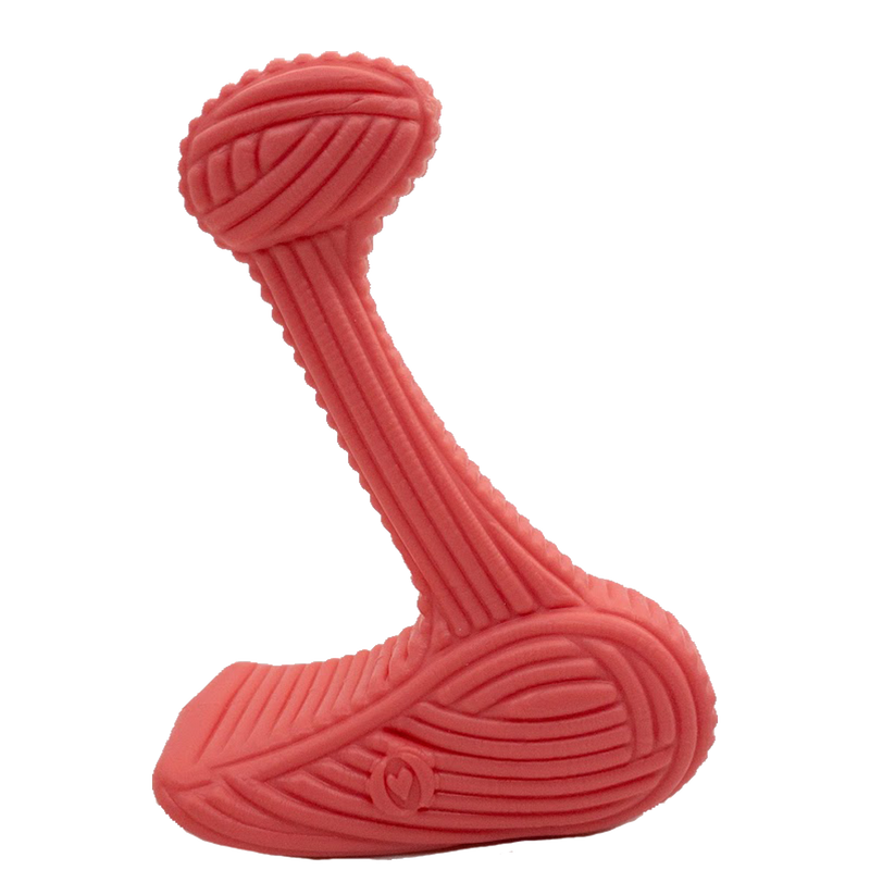 HuggleHounds USA Tuffut-Flex Bobb Rubber Dog Toy