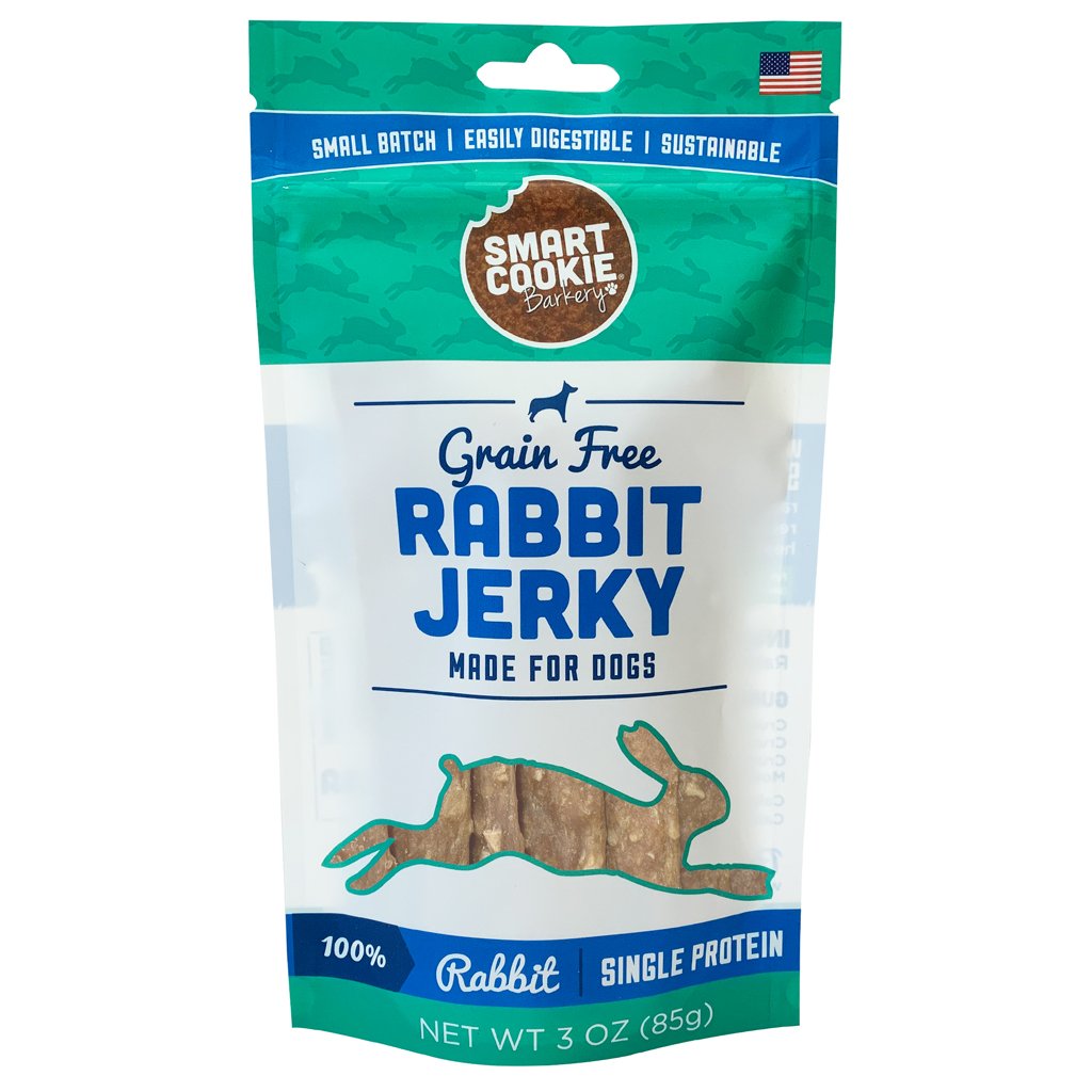 Smart Cookie Barkery Rabbit Jerky Treats For Dogs, 3oz