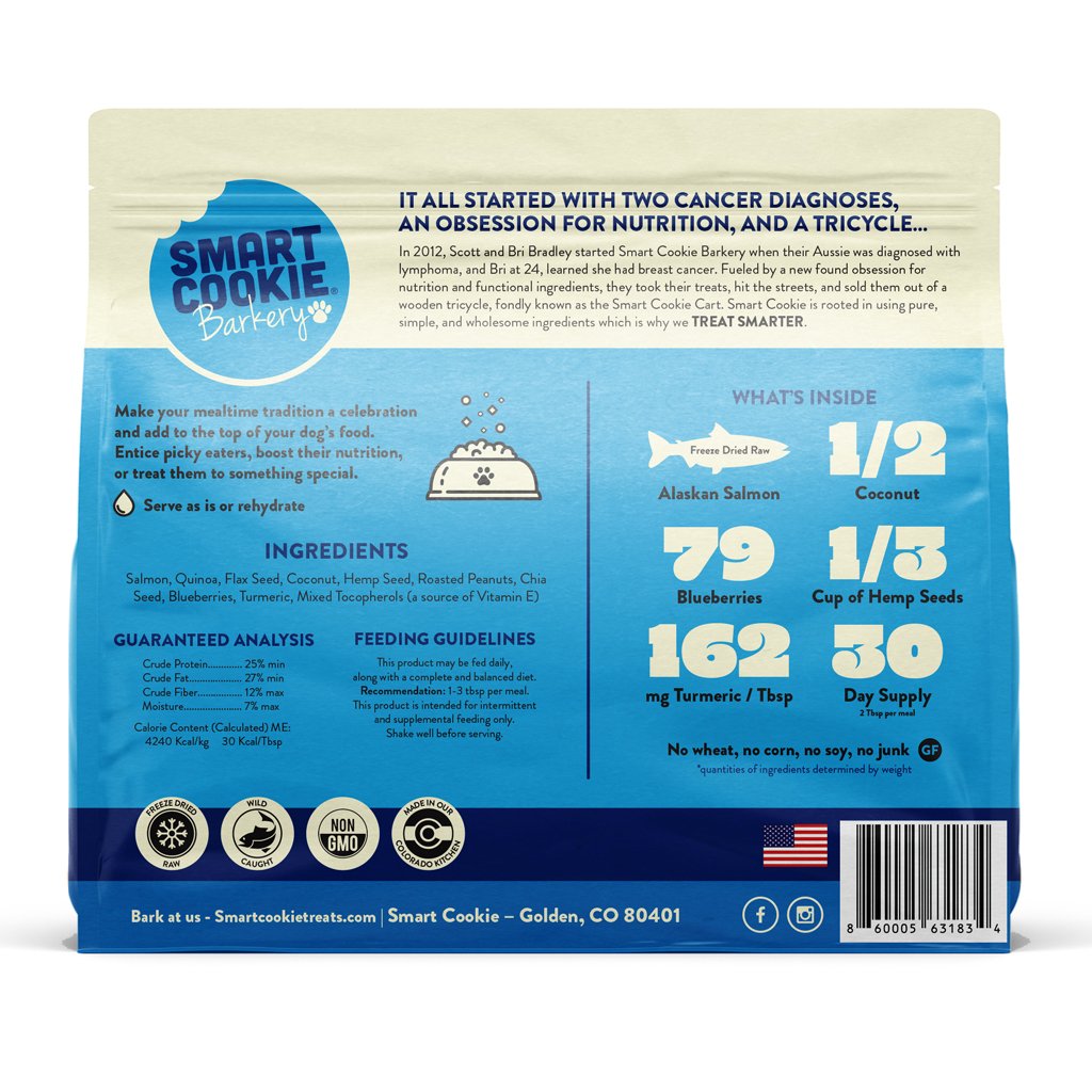 Smart Cookie Barkery Superfood Food Topper For Dogs, 15oz