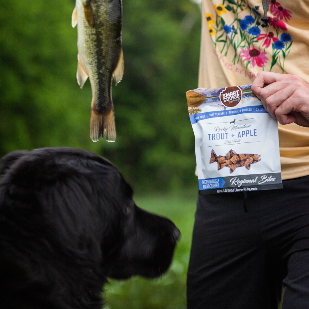 Smart Cookie Barkery Regional Bites Rocky Mountain Trout & Apple Treats For Dogs, 5oz