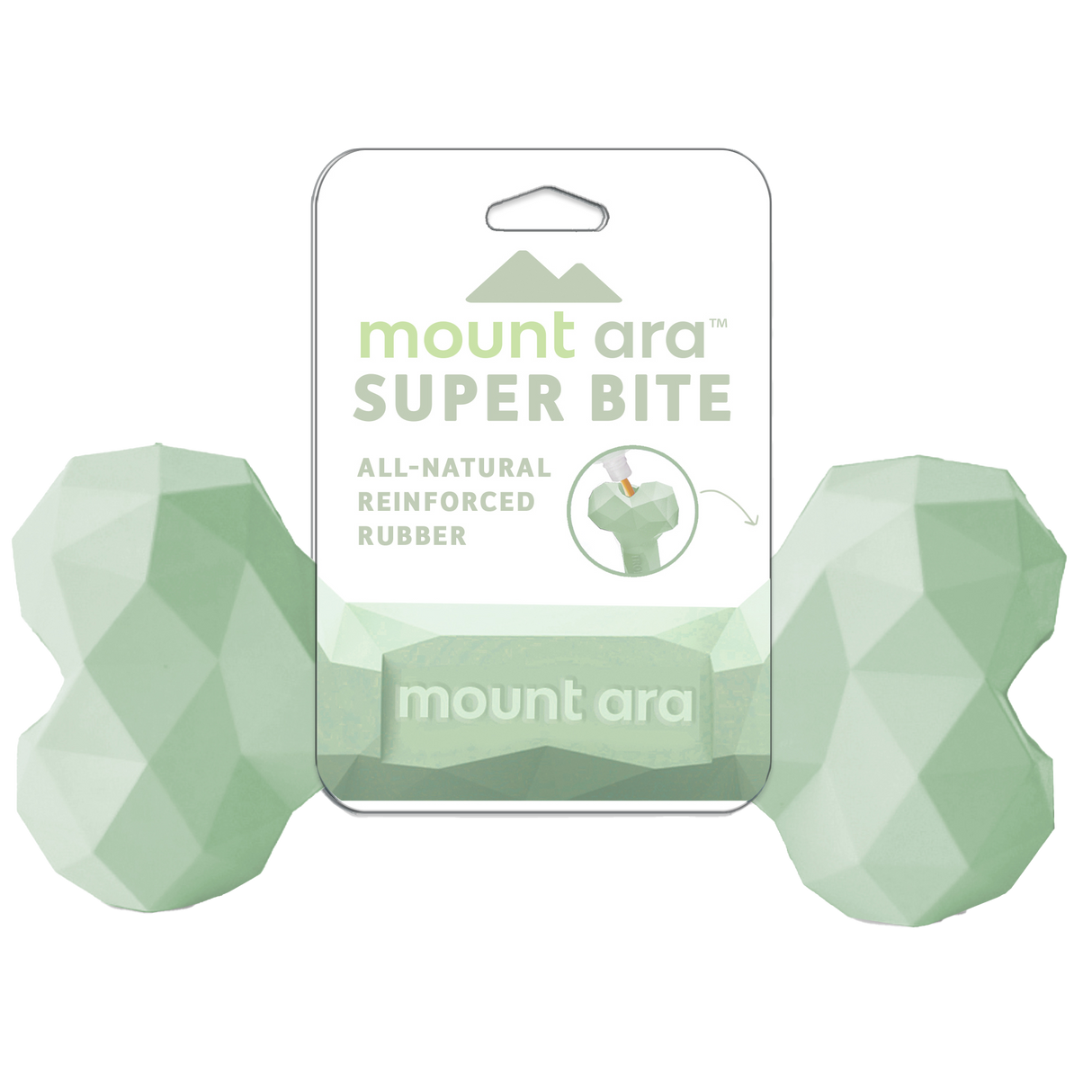 Mount Ara SuperBite Refillable Rubber Dog Toy