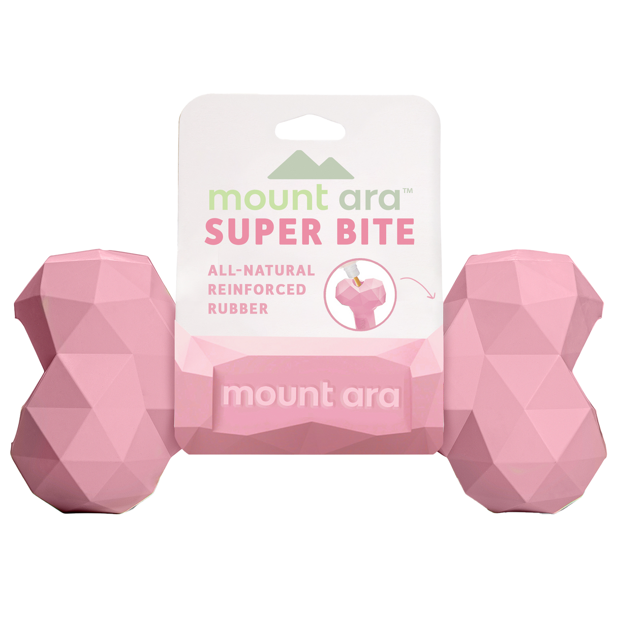 Mount Ara SuperBite Refillable Rubber Dog Toy