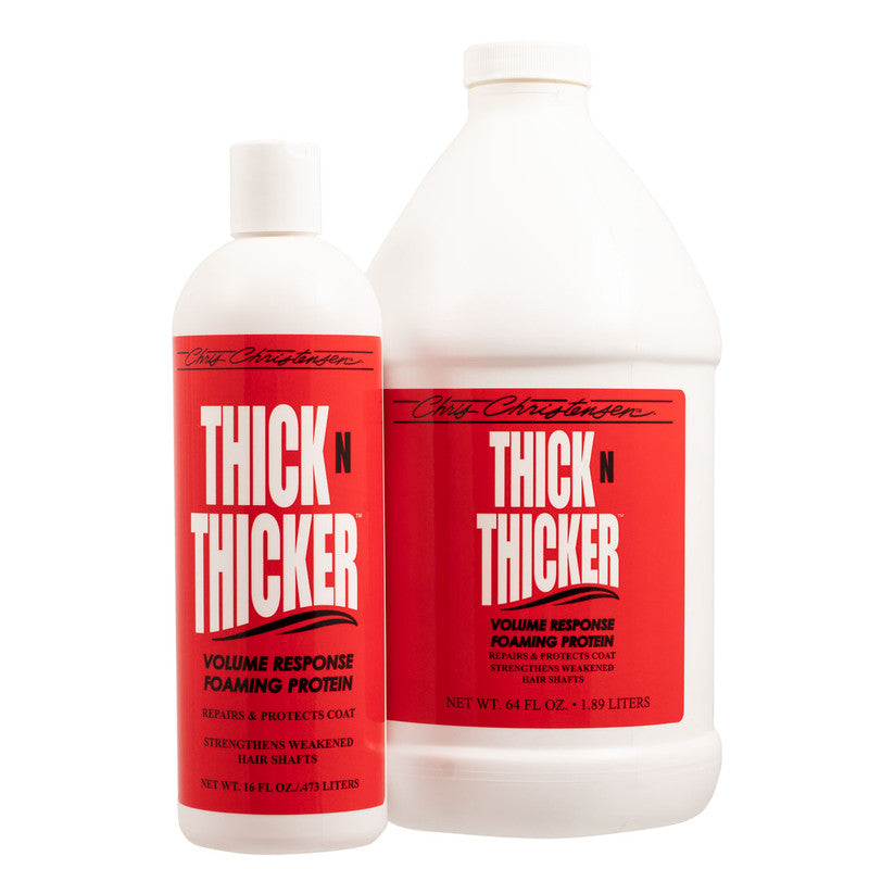 Chris Christensen Thick N Thicker Volume Response Foaming Protein Coat Treatment For Dogs, 16oz