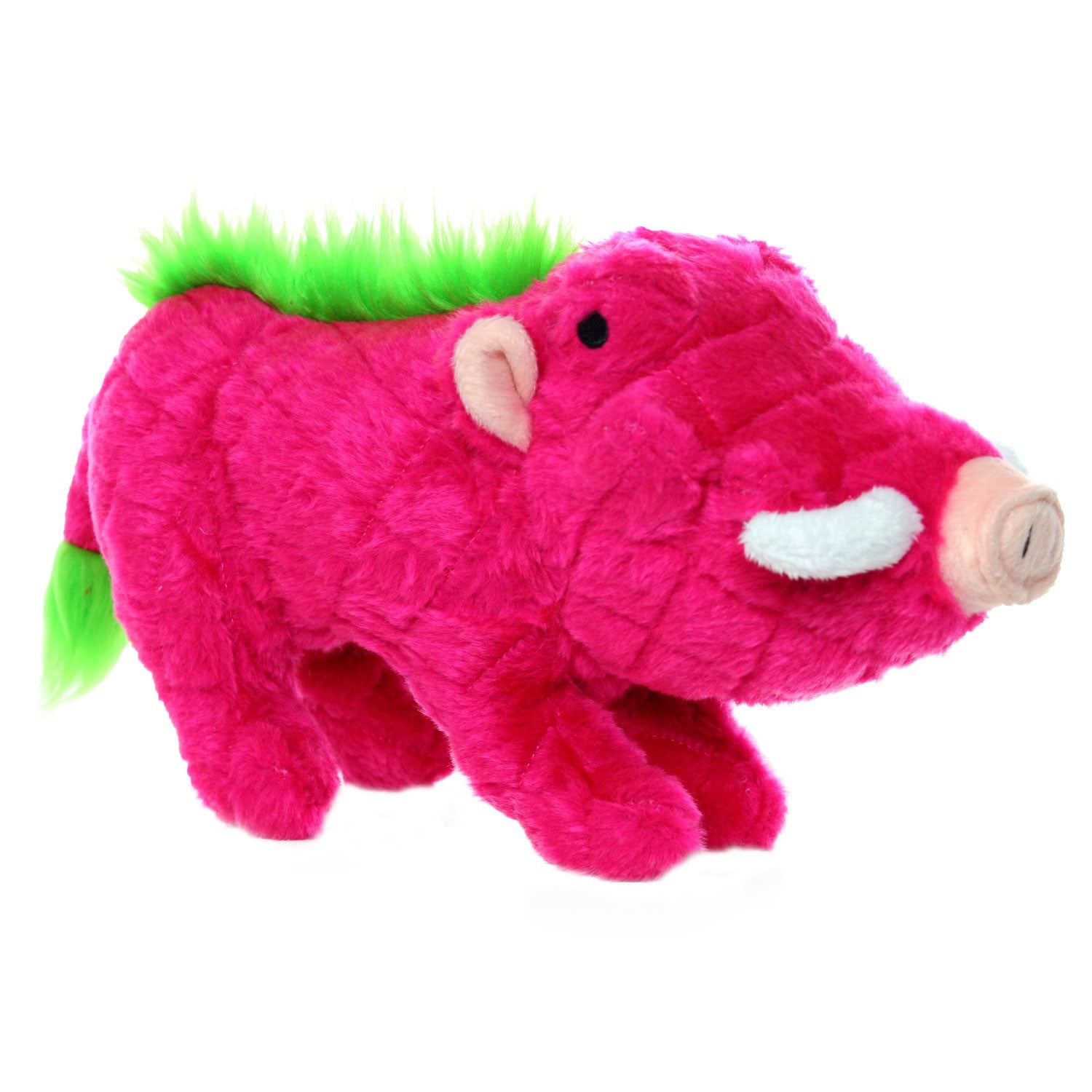 Tuffy Mighty Safari Series Warthog Plush Dog Toy, Pink