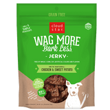 Cloud Star Wag More Bark Less Grain Free Chicken & Sweet Potato Jerky Dog Treats, 10oz