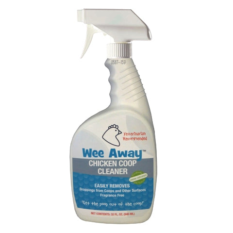 Wee Away Chicken Coop Cleaner Pet Odor & Stain Remover, 32oz