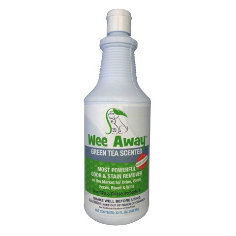 Wee Away Green Tea Scented Pet Odor & Stain Remover, 32oz