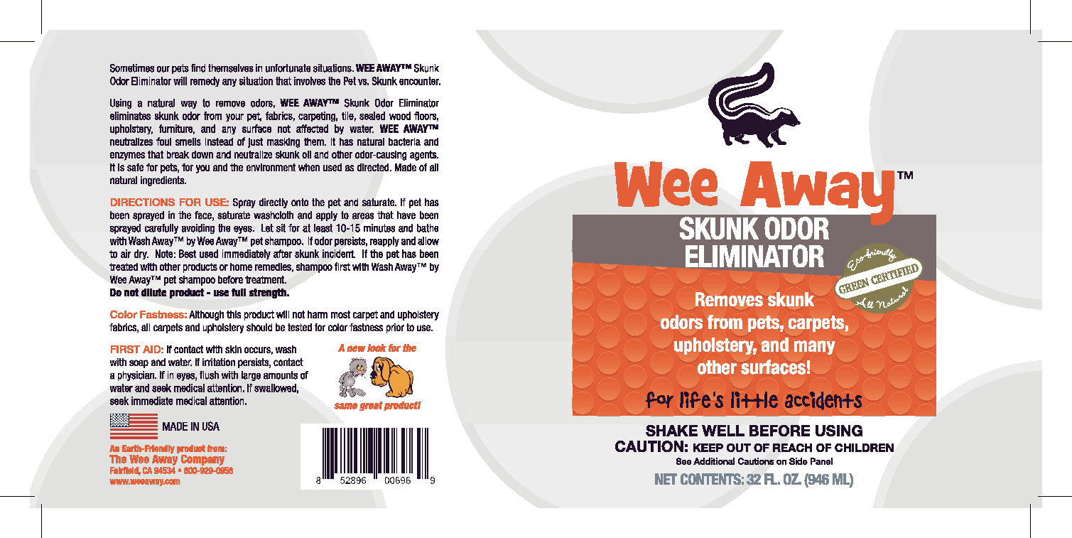 Wee Away Skunk Eliminator Gallons Pet Odor & Stain Remover