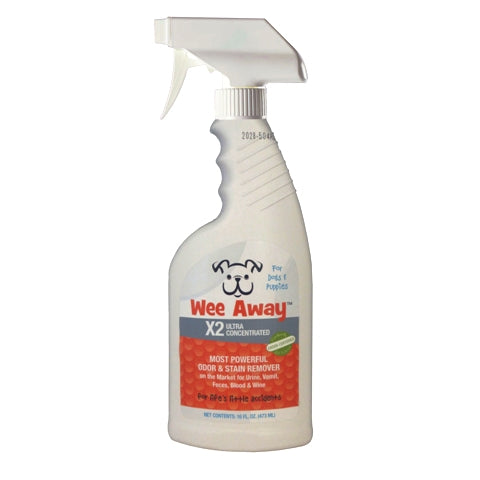 Wee Away Dogs X2 Pet Odor & Stain Remover, 16oz