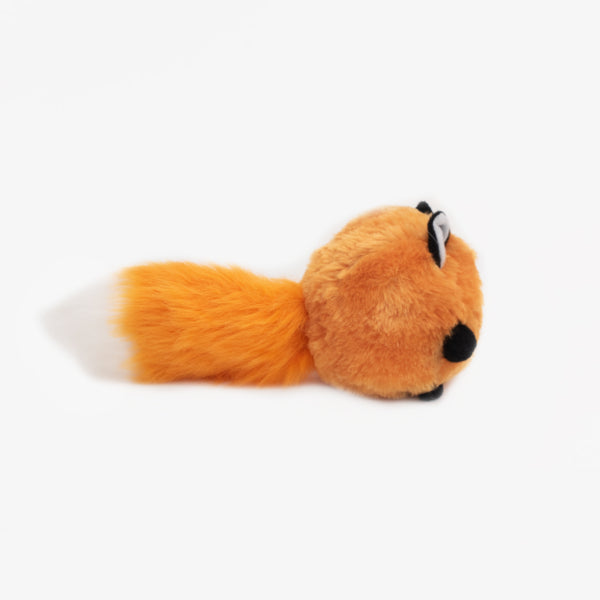 ZippyPaws Bushy Throw Fox Plush Dog Toy