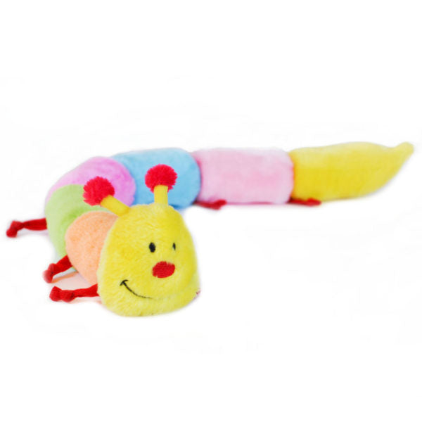 ZippyPaws Squeaky Caterpillar Plush Dog Toy