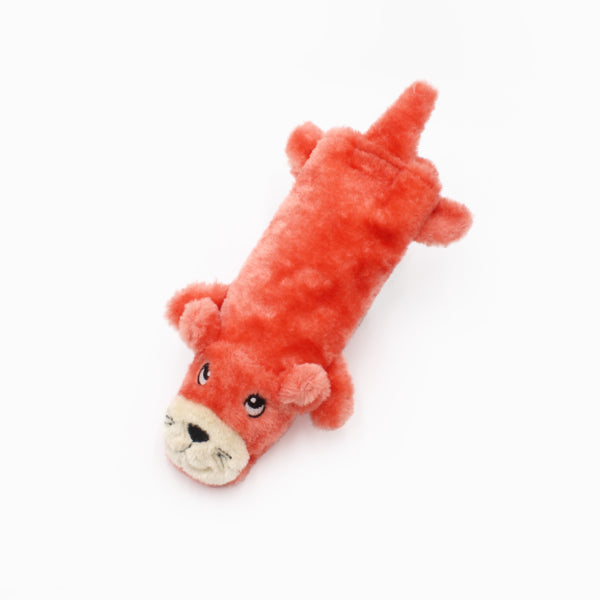 ZippyPaws Bottle Crusherz Plush Dog Toy, Otter