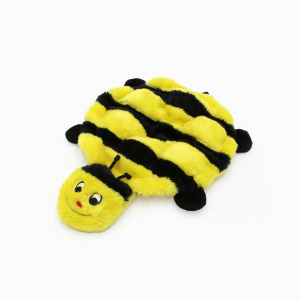 ZippyPaws Squeakie Crawler Multi Squeaker Plush Dog Toy, Bertie the Bee