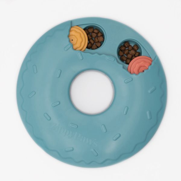 ZippyPaws SmartyPaws Puzzler Feeder Bowl For Dogs, Donut Slider