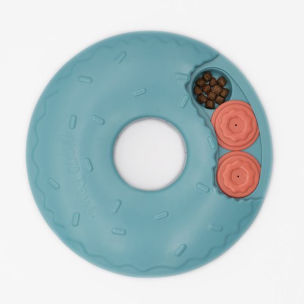 ZippyPaws SmartyPaws Puzzler Feeder Bowl For Dogs, Donut Slider