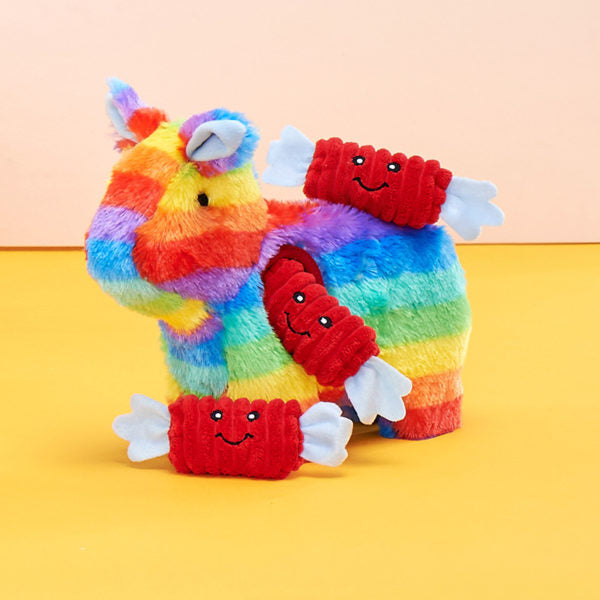 ZippyPaws Zippy Burrow™ Plush Dog Toy, Piñata