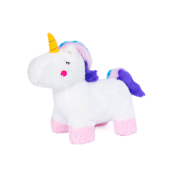 ZippyPaws Storybook Fairytale Snugglerz Charlotte the Unicorn Plush Dog Toy