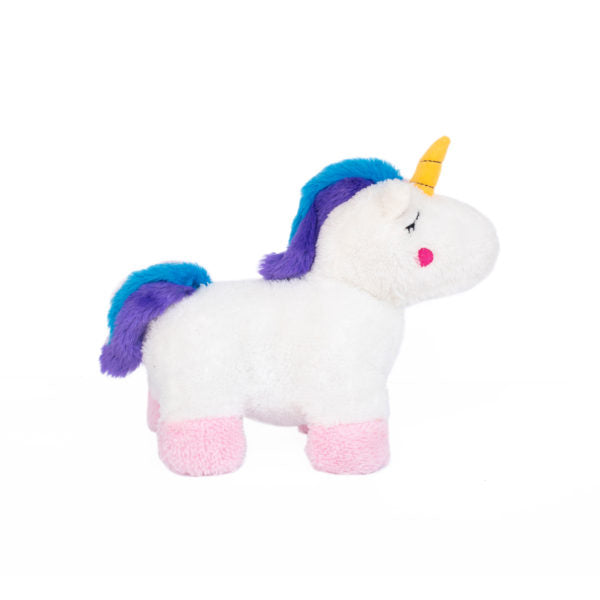 ZippyPaws Storybook Fairytale Snugglerz Charlotte the Unicorn Plush Dog Toy