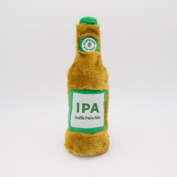 ZippyPaws Happy Hour Crusherz Plush Dog Toy, IPA