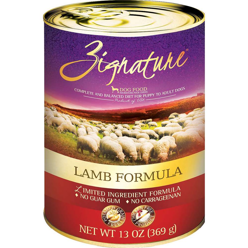 Zignature Limited Ingredient Lamb Formula Canned Dog Food, 12/13oz Cans