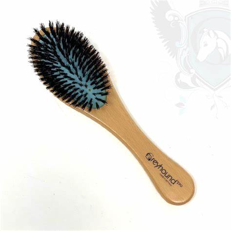 Greyhound Natural Boar Hair Brush For Dogs