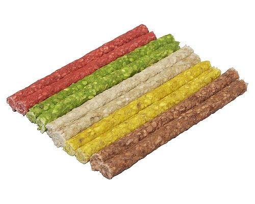 Donegal Natural Pet Treats 12"x20mm Rawhide Munchy Sticks Dog Chew, 20ct