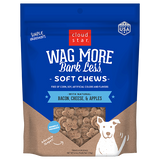 Cloud Star Wag More Bark Less Soft & Chewy Dog Treats with Bacon, Cheese & Apples, 6oz